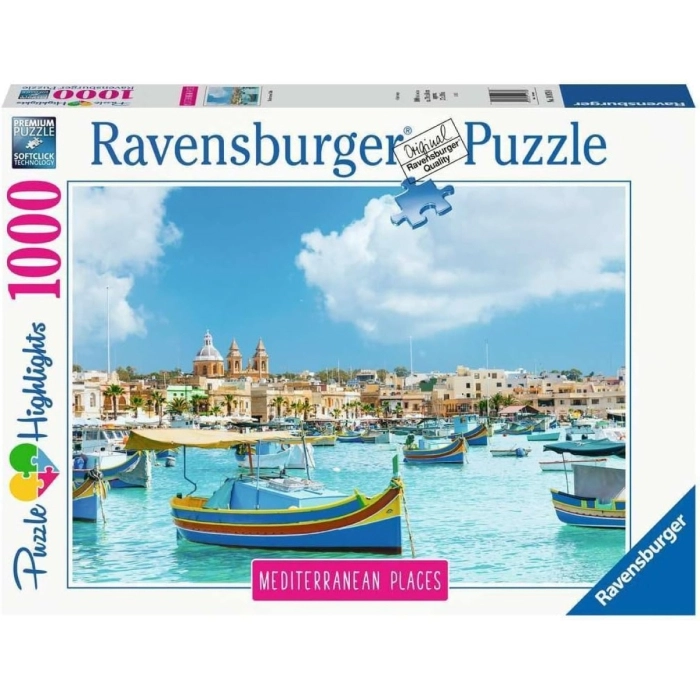 mediterranean places malta - puzzle 1000 pezzi