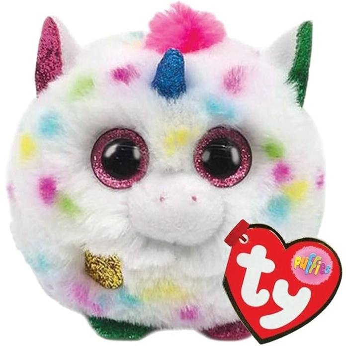 puffies - harmony - unicorno a pois 10cm