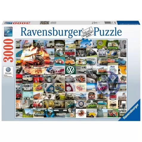 99 vw bulli moments - puzzle 3000 pezzi: 1