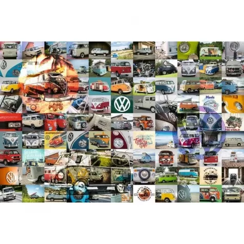 99 vw bulli moments - puzzle 3000 pezzi: 2