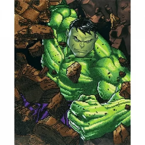 hulk smash - diamond dotz cd130500210 42x53cm