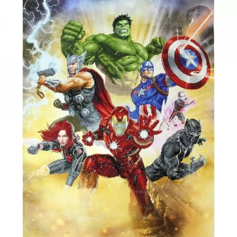 avengers assemble - diamond dotz cd130500610 85x105cm