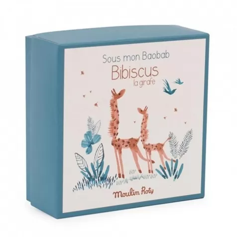 bibiscus la giraffa - doudou con scatola