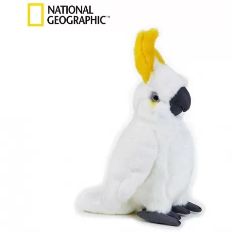 cacatua - peluche 30cm national geographic