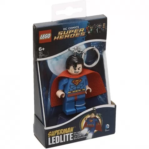 lgl-ke39 - superman - portachiavi con torcia led: 1