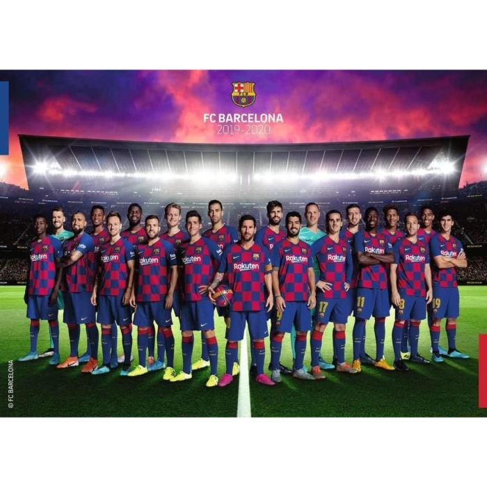 fc barcelona season 2019-2020 - puzzle 1000 pezzi