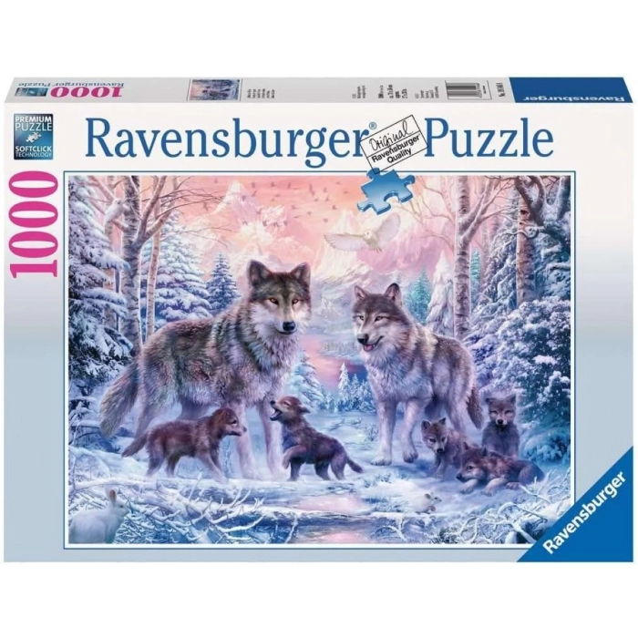 lupi artici - puzzle 1000 pezzi