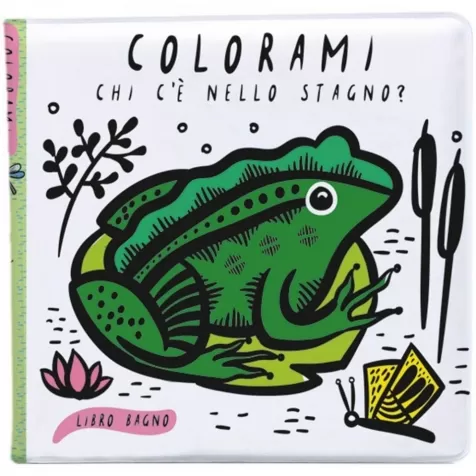 chi c'e nello stagno? - libro da bagnetto