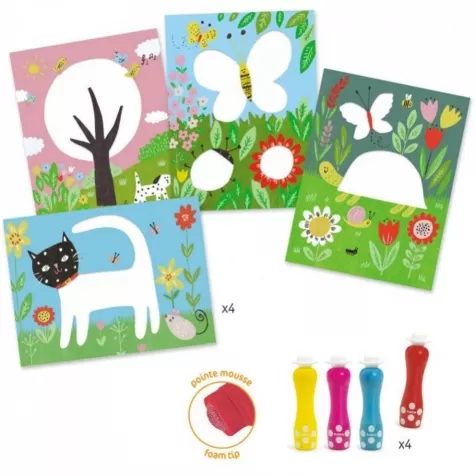 a petits points - set di colori a spugna
