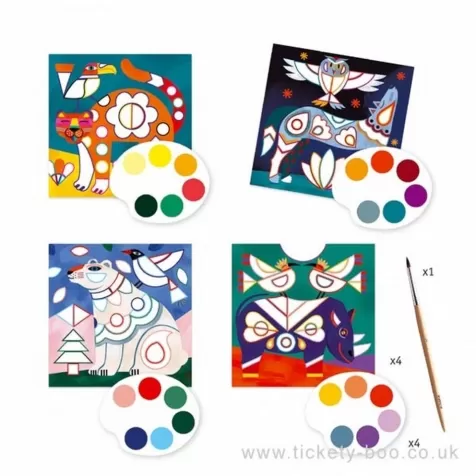 animali - disegni con acquarelli