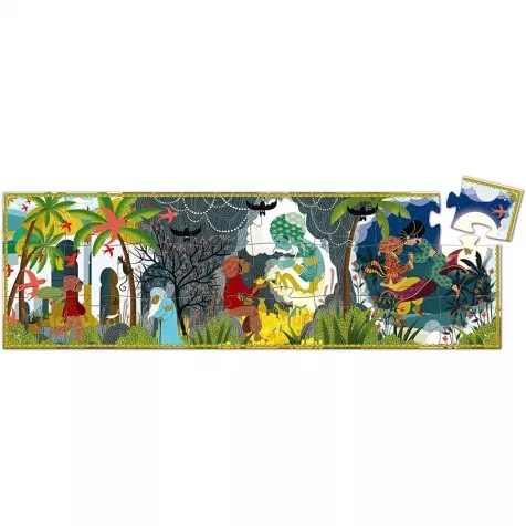 aladino - silhouette puzzle 24 pezzi