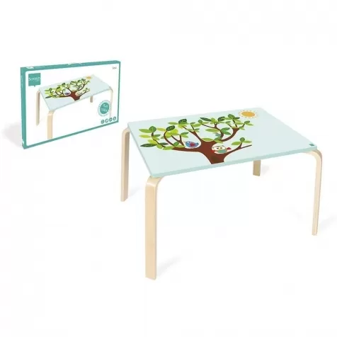 tavolo in legno gufo lou 70x50x45cm