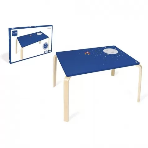 tavolo in legno luna e stelle 70x50x45cm
