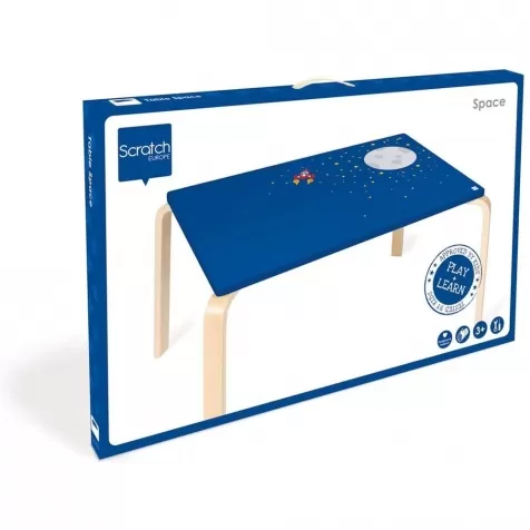 tavolo in legno luna e stelle 70x50x45cm