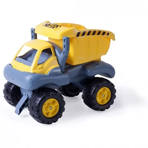 camion con cassone giallo monster truck grande