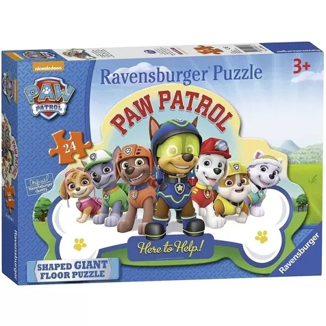 paw patrol - puzzle 24 pezzi pavimento