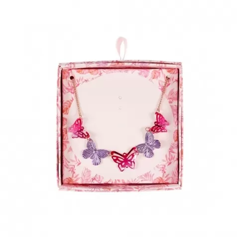 giftbox necklace butterfly