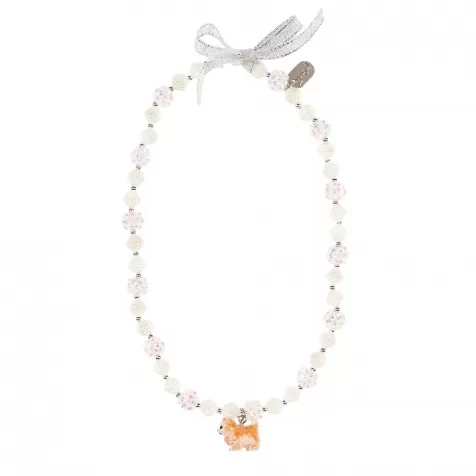 necklace hanni dog, off white
