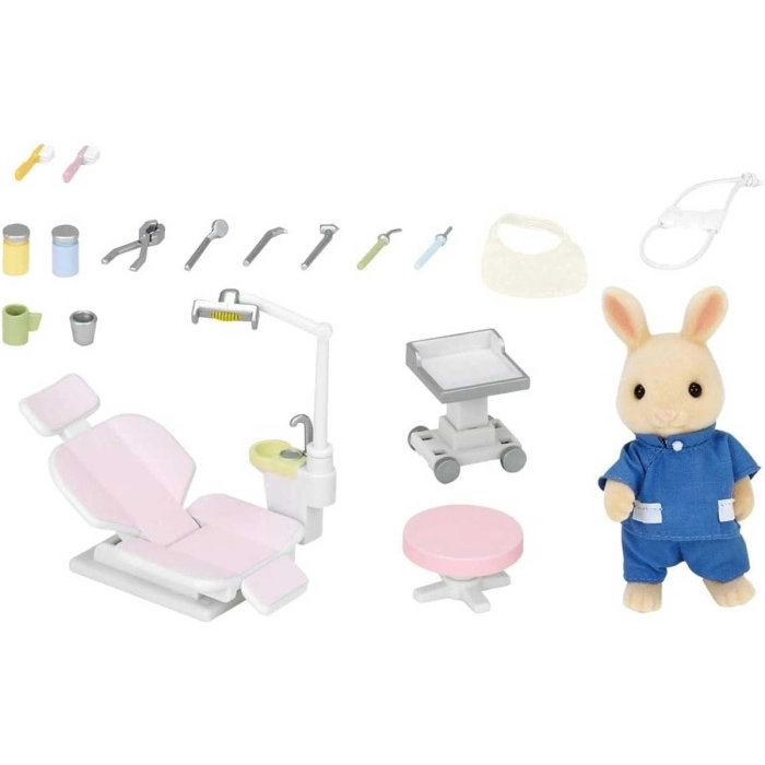dentista coniglio con accessori