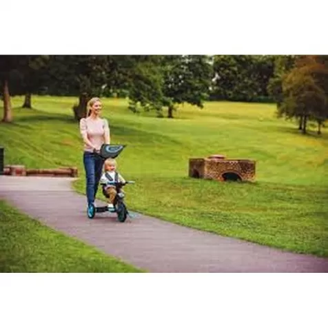 globber - triciclo xplorer trike 4in1 - azzurro: 4