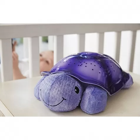 twilight turtle viola - tartaruga peluche con proiettore di cielo notturno stellato