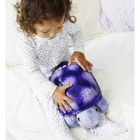 twilight turtle viola - tartaruga peluche con proiettore di cielo notturno stellato