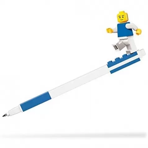 penna gel blu piu minifigure