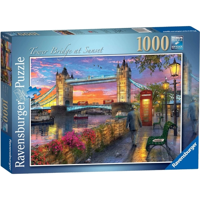 tower bridge al tramonto - puzzle 1000 pezzi