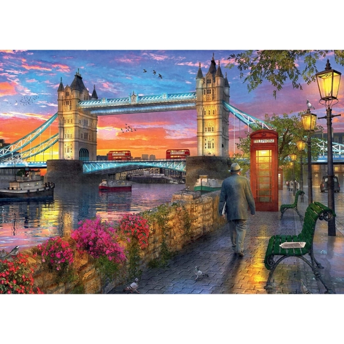 tower bridge al tramonto - puzzle 1000 pezzi