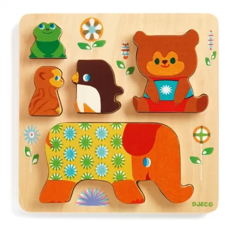 puzzle ad incastri in legno - woodypile: 2
