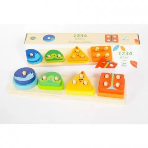 basic 1234 - forme in legno da incastrare