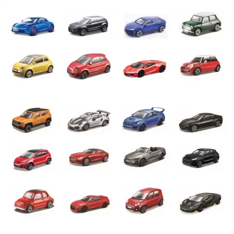 bburago auto scala 1:43 assortimento