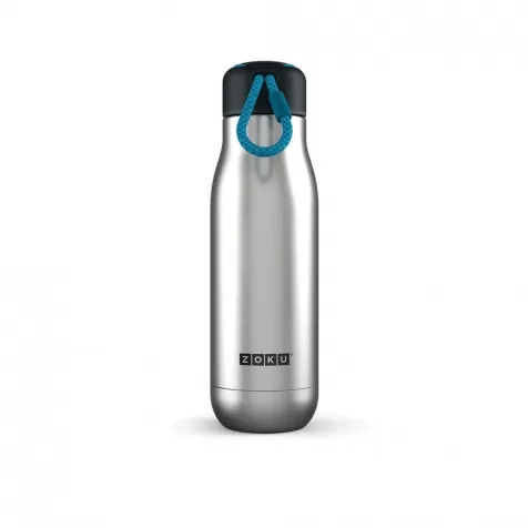 borraccia termica acciaio inox - 350ml grigio acciaio