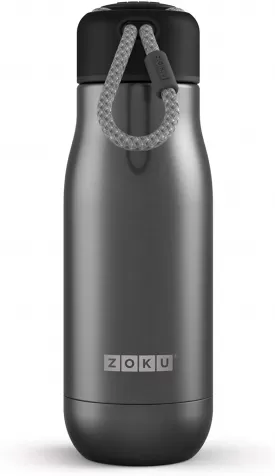 borraccia termica acciaio inox - 350ml grigio antracite