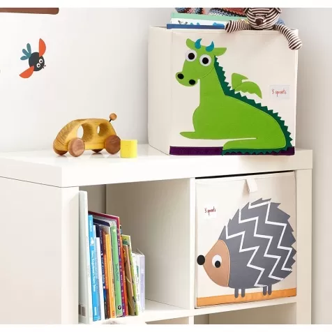 contenitore portaoggetti drago - compatibile con scaffali ikea kallax e eket: 3