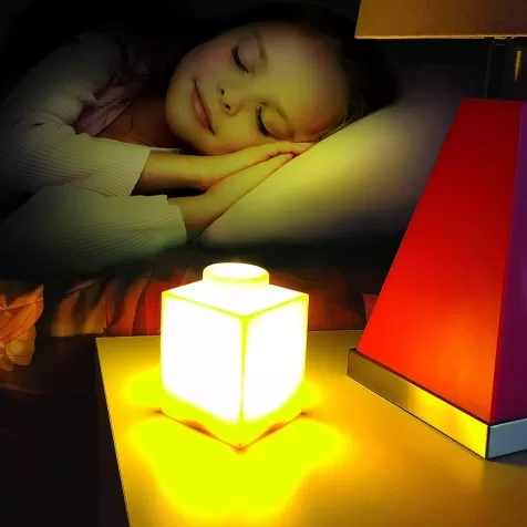 luce notturna brick led giallo