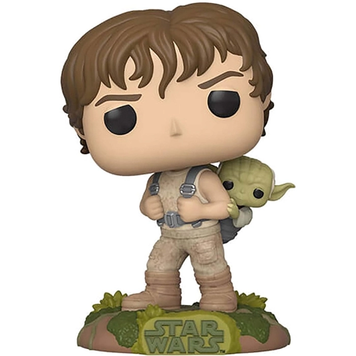 star wars - luke skywalker and yoda 9cm - funko pop 363: 2