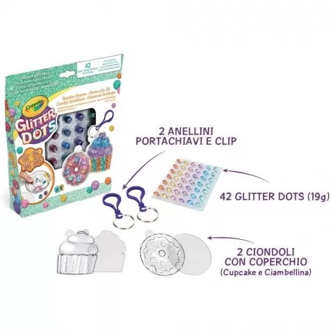 glitter dots - ciondoli scintillanti dolcetti