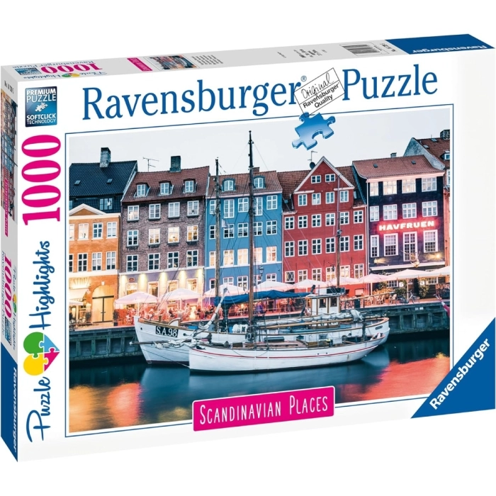 copenhagen danimarca - puzzle 1000 pezzi