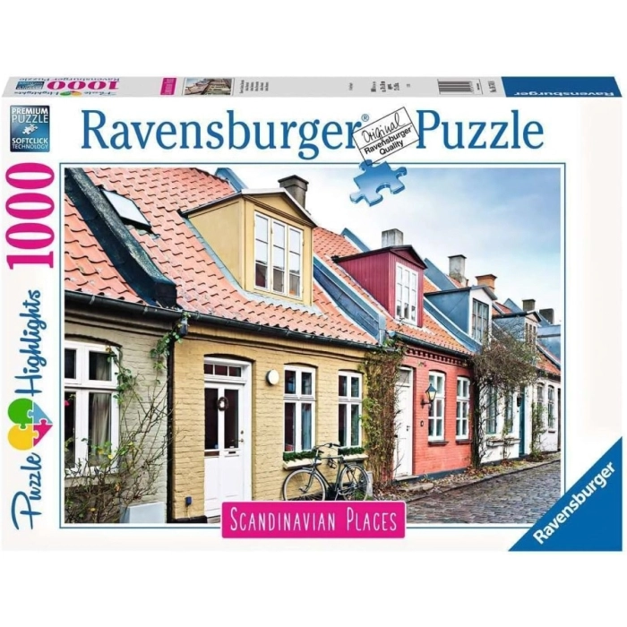 aarhus danimarca - puzzle 1000 pezzi: 1