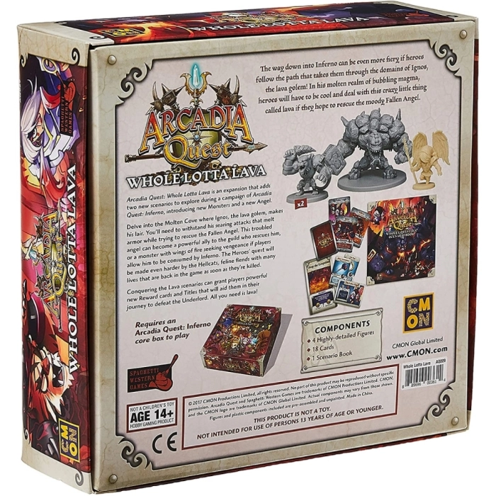 arcadia quest - whole lotta lava ed.inglese