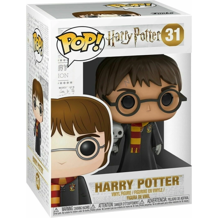 harry potter - harry con edvige 9cm - funko pop 31: 1