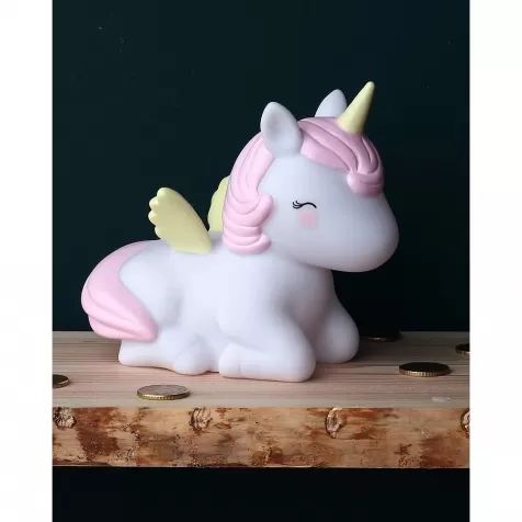 salvadanaio unicorno - rosa: 3