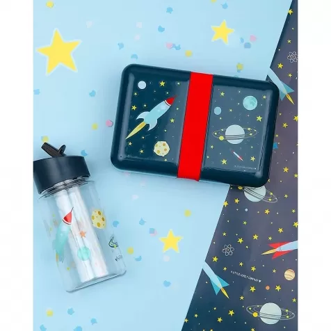 spazio - contenitore porta pranzo da decorare con adesivi