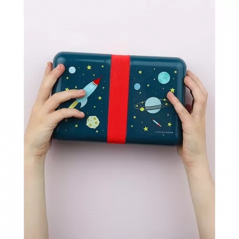 spazio - contenitore porta pranzo da decorare con adesivi