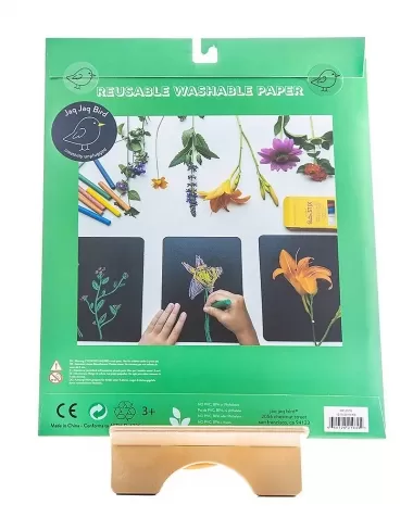 fogli da disegno effetto lavagna riutilizzabili - 10 pezzi