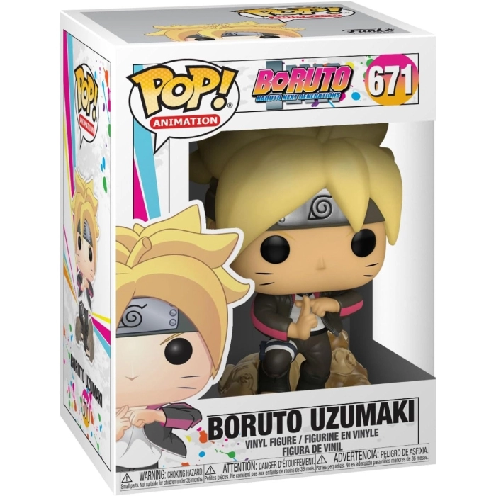 boruto: naruto next generations - boruto uzumaki 9cm - funko pop 671: 1