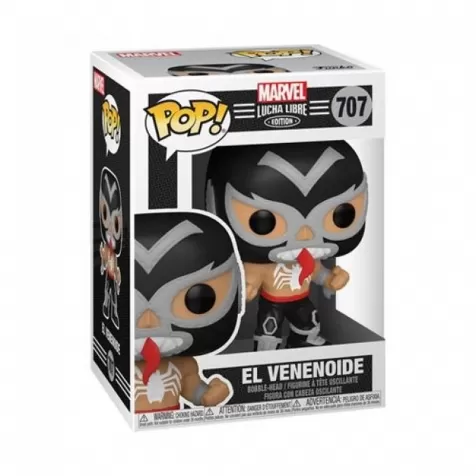 marvel: lucha libre - venom - funko pop 707