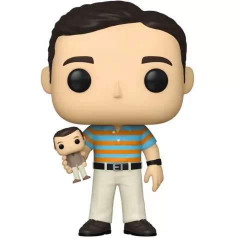 40 years old virgin - andy holding oscar - funko pop 1064: 2