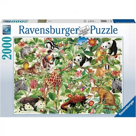 giungla - puzzle 2000 pezzi